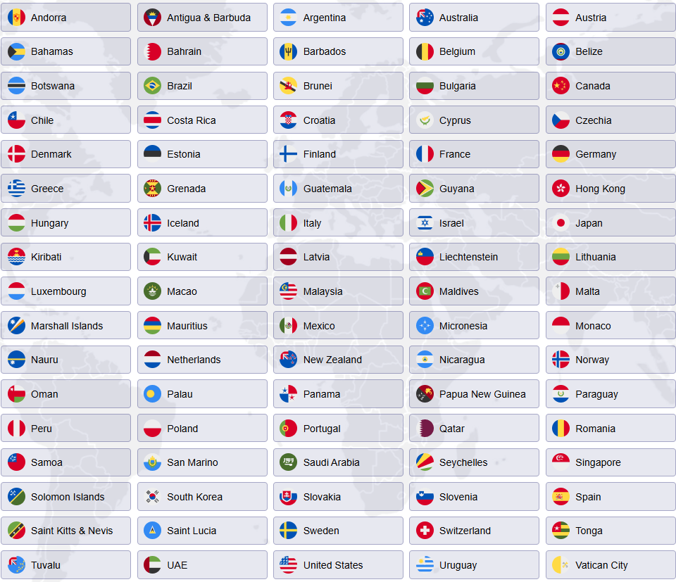 Eligible Countries For UK ETA Visa