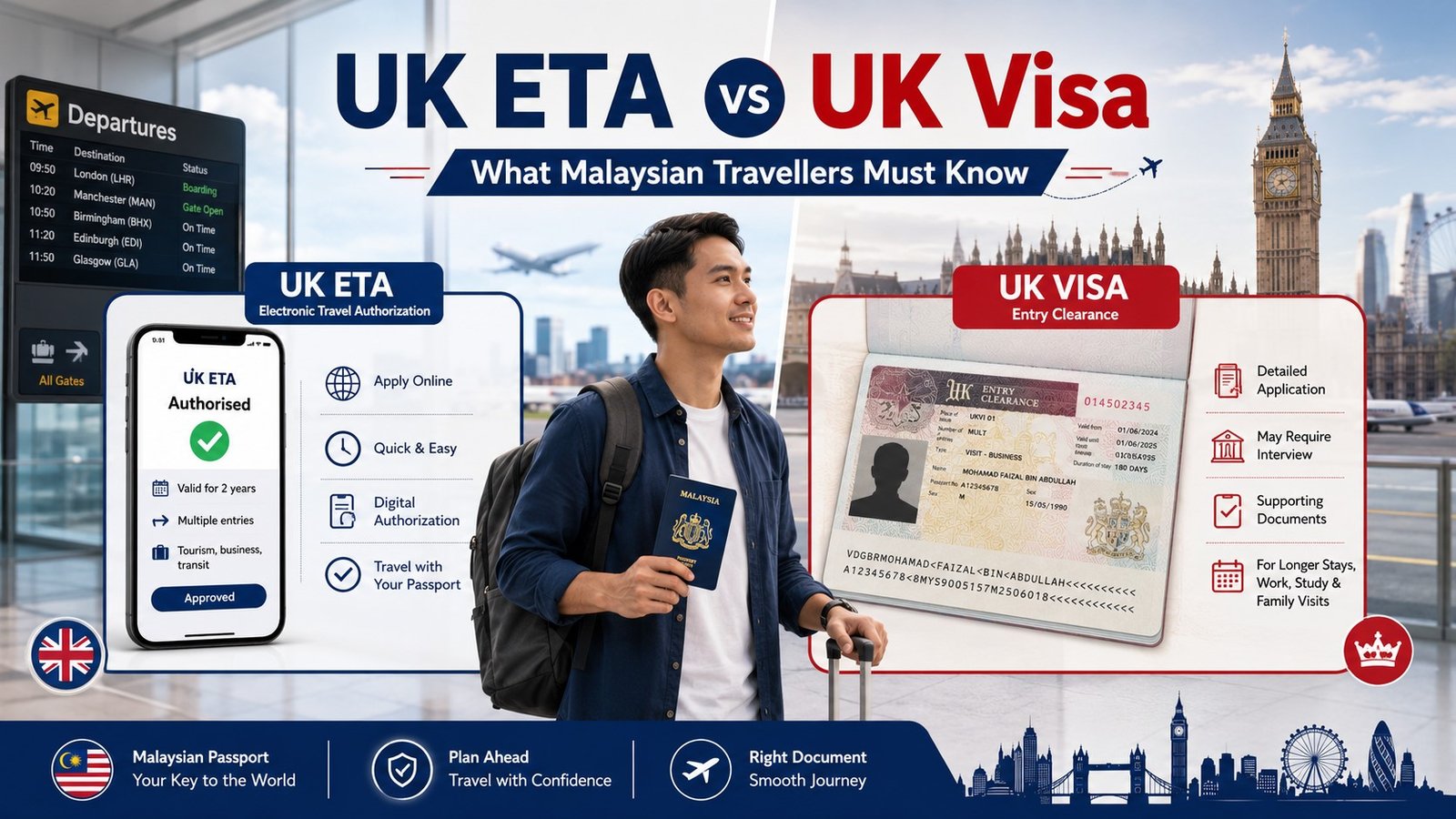 UK ETA vs UK Visa for Malaysians