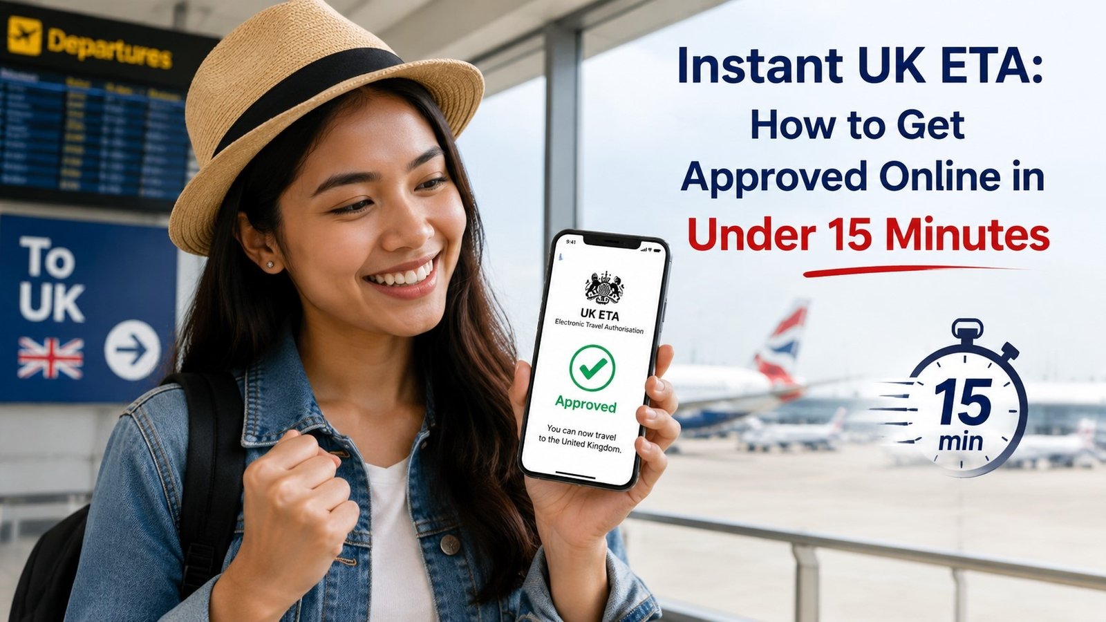 Approved for UK travel in minutes