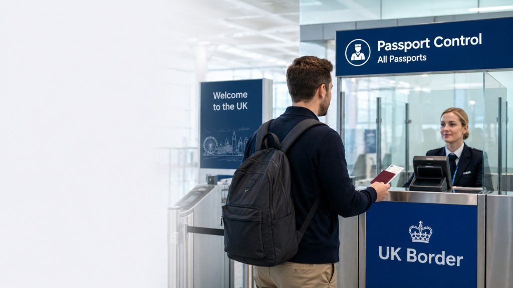 How Long Can You Stay in the UK with an ETA as a Malaysian? 1 Passport control at UK airport