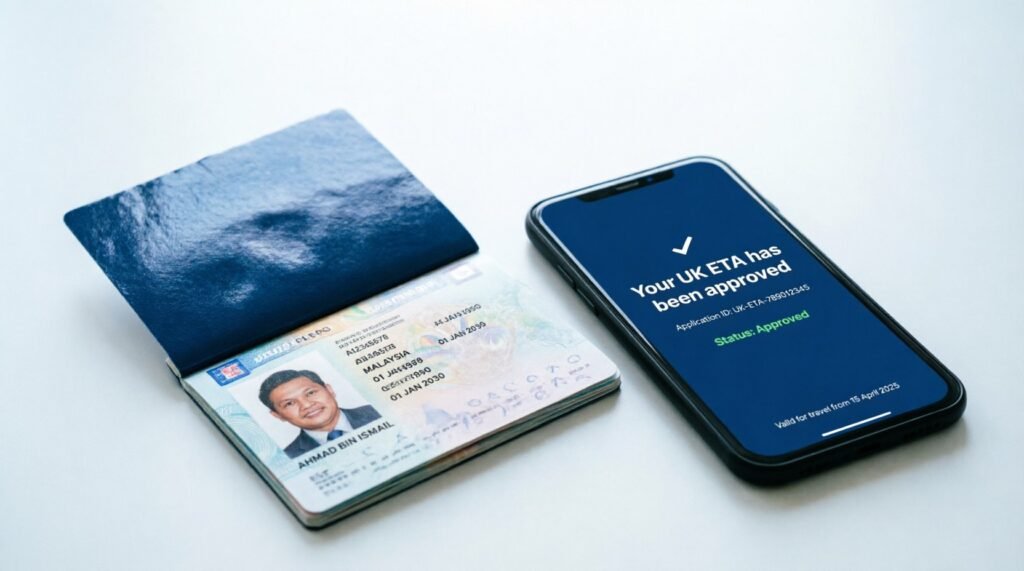 Your UK ETA has been approved
