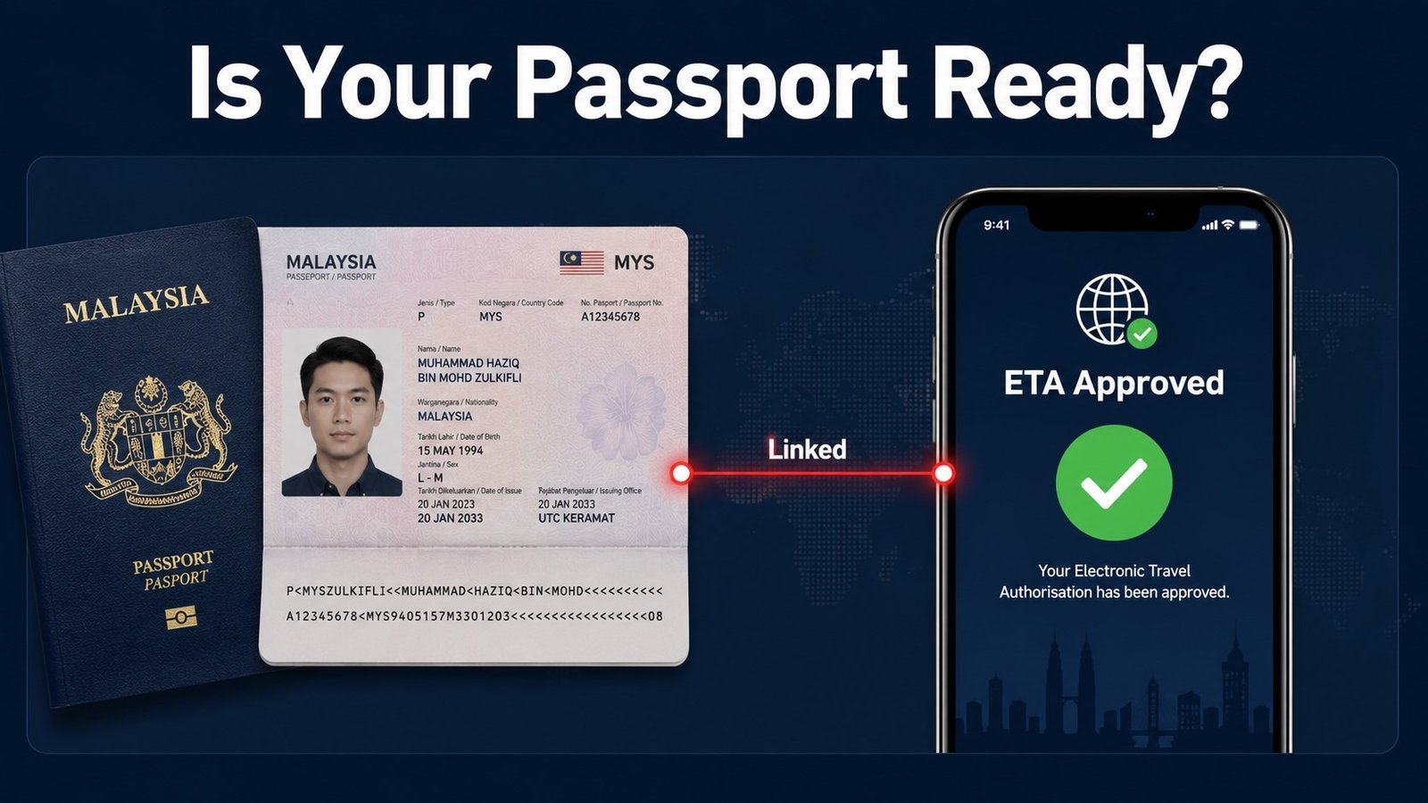 Passport Linked to ETA Approval